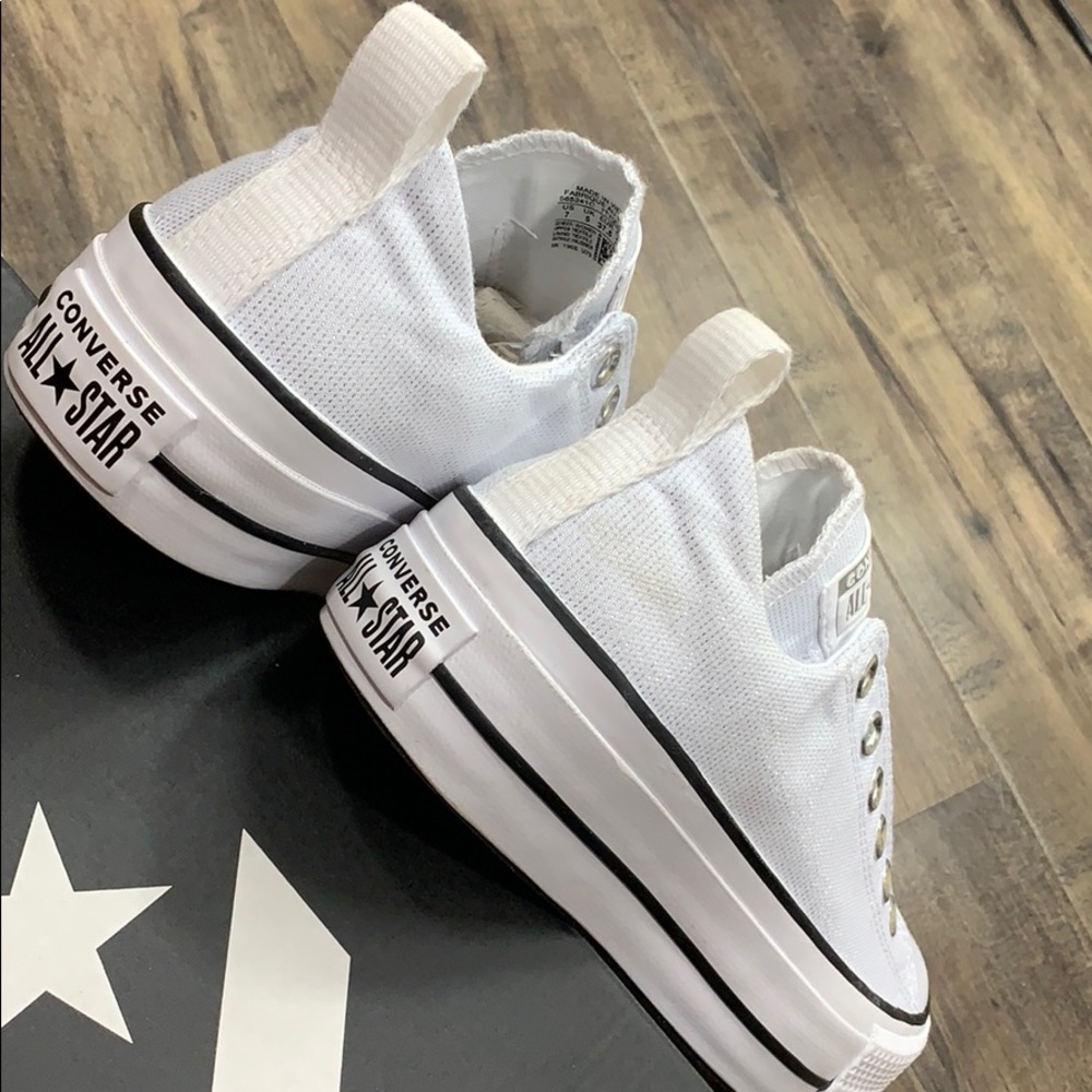 CONVERSE CTAS LIFT SLIP white/white/black - Picture 6 of 16